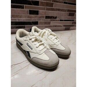 Reebok Galaxy7 sneaker Boy’s Sz 1 White Blue FFC0092429 Activewear School Travel